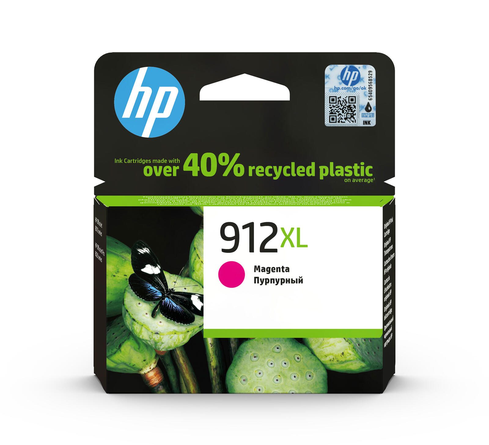HP 912XL Magenta Original Druckerpatrone mit hoher Reichweite