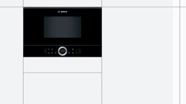 BOSCH Series 8 Built-in Microwave 60 x 38 cm Black BFL634GB1 | EAN: 4242002813752 | Buy now cheap at Store-Jet Onlineshop