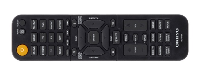 ONKYO TX-NR696 7.2 Kanal AV Receiver (THX Kinoklang, Dolby/DTS:X) 175W/Kanal AV Receiver Schwarz