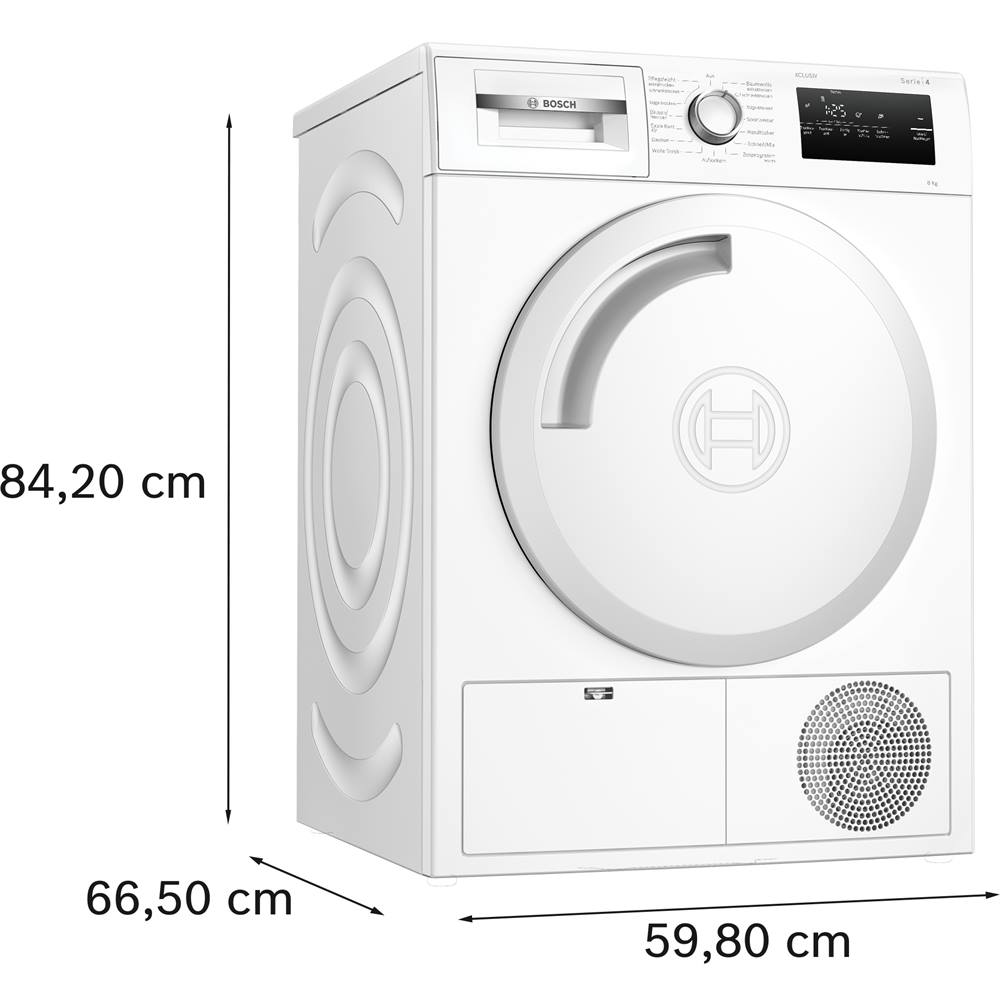 Bosch WTH83V93 Serie 4 Wärmepumpentrockner 8 kg, AutoDry