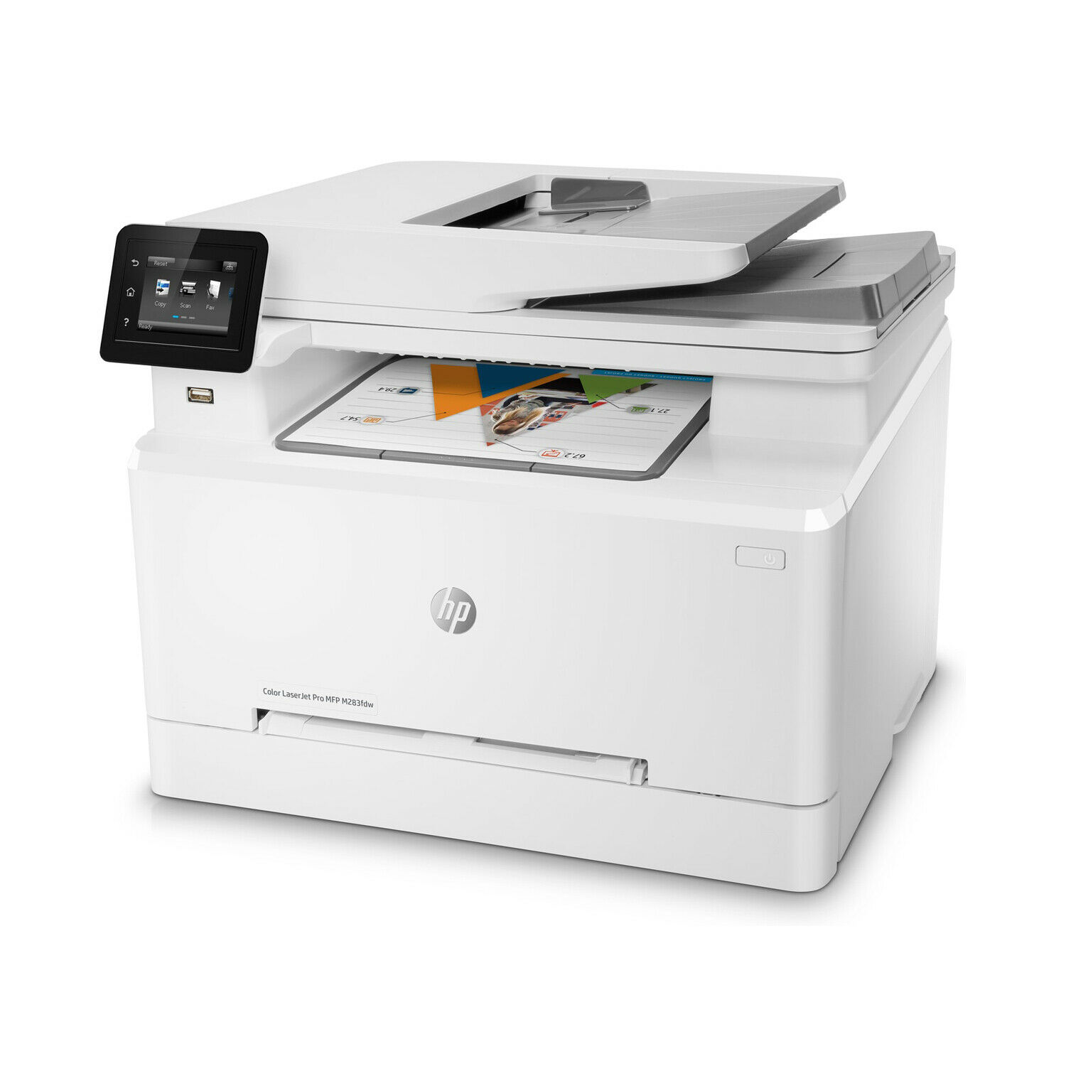 HP Color LaserJet Pro MFP M283fdw - duplex printer with automatic document feeder