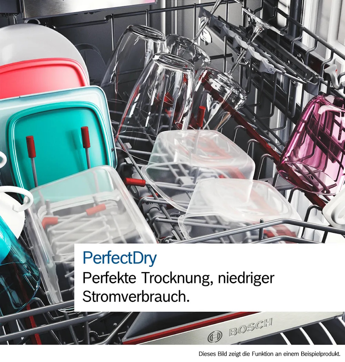 Bosch SMI6ZCS16E, Detailaufnahme PerfectDry-Technologie