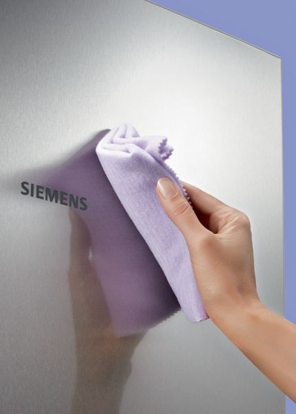 Stainless steel door surfaces with antiFingerprint finish