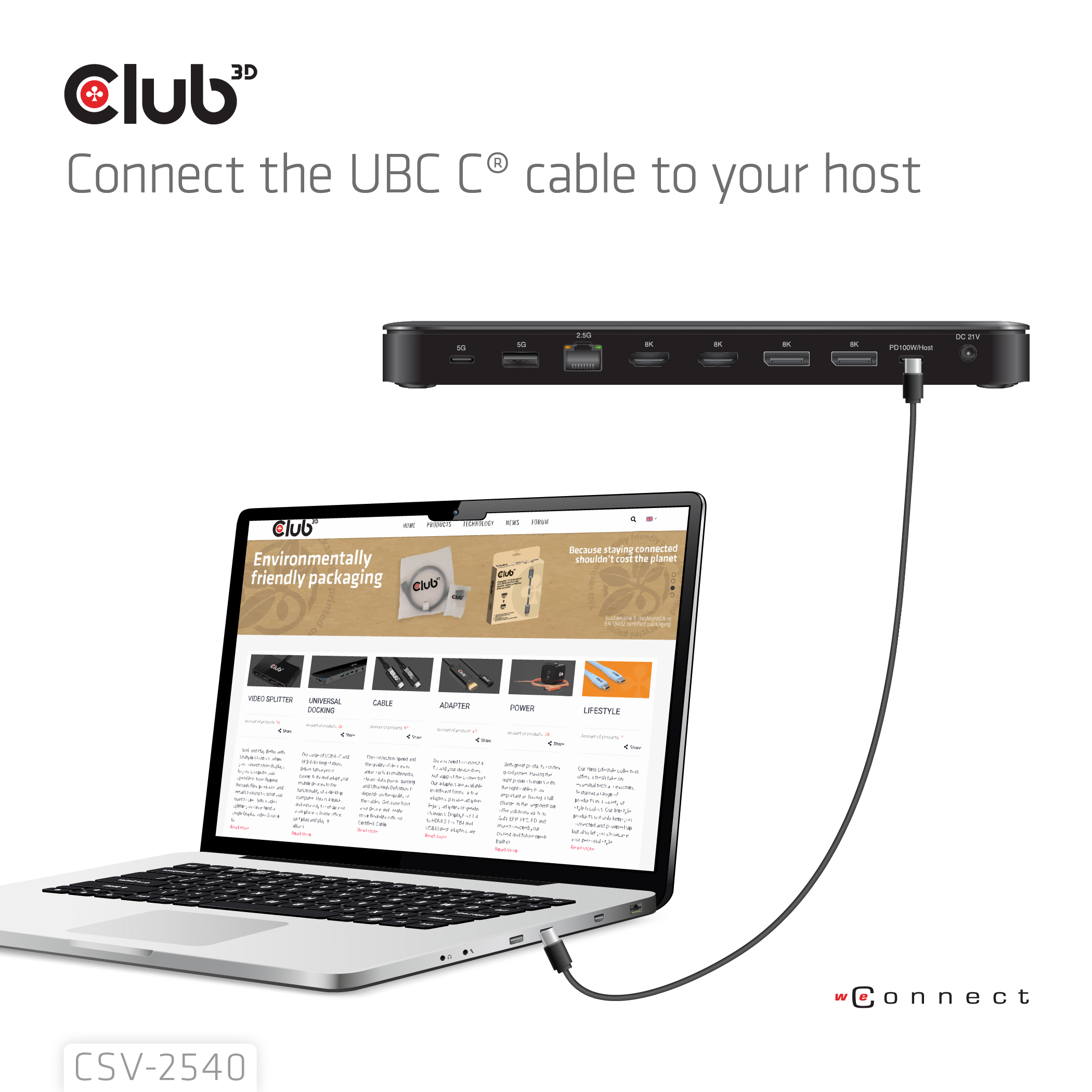 Club 3D CSV-2540
