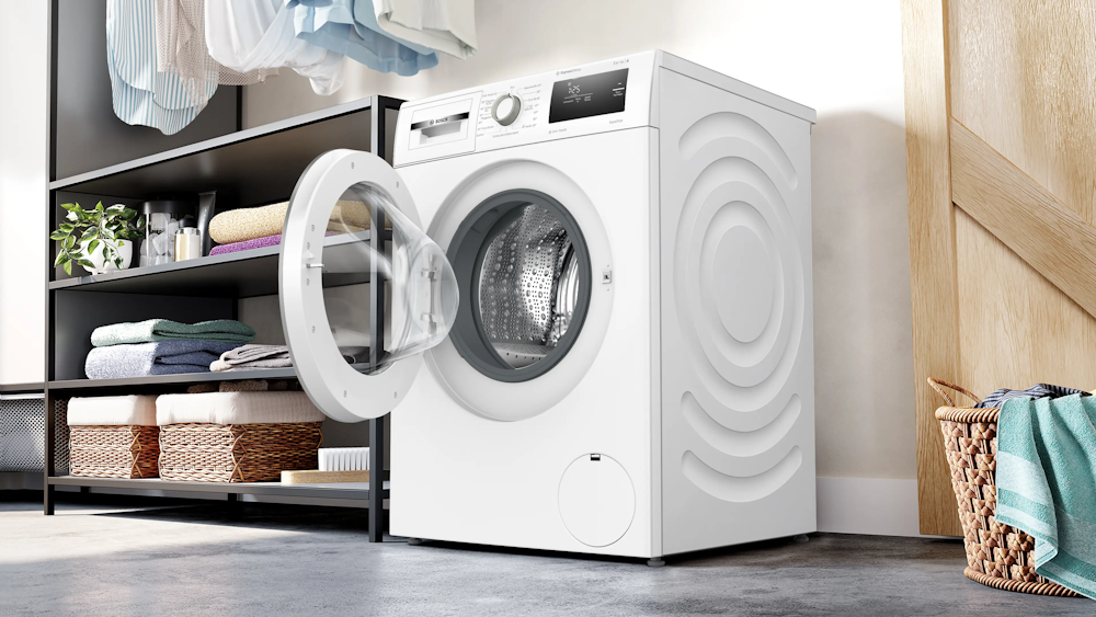 Bosch WAN280H5 Serie 4 Waschmaschine | 8 kg | 1400 U/min | EEK A | Iron Assist & AquaStop
