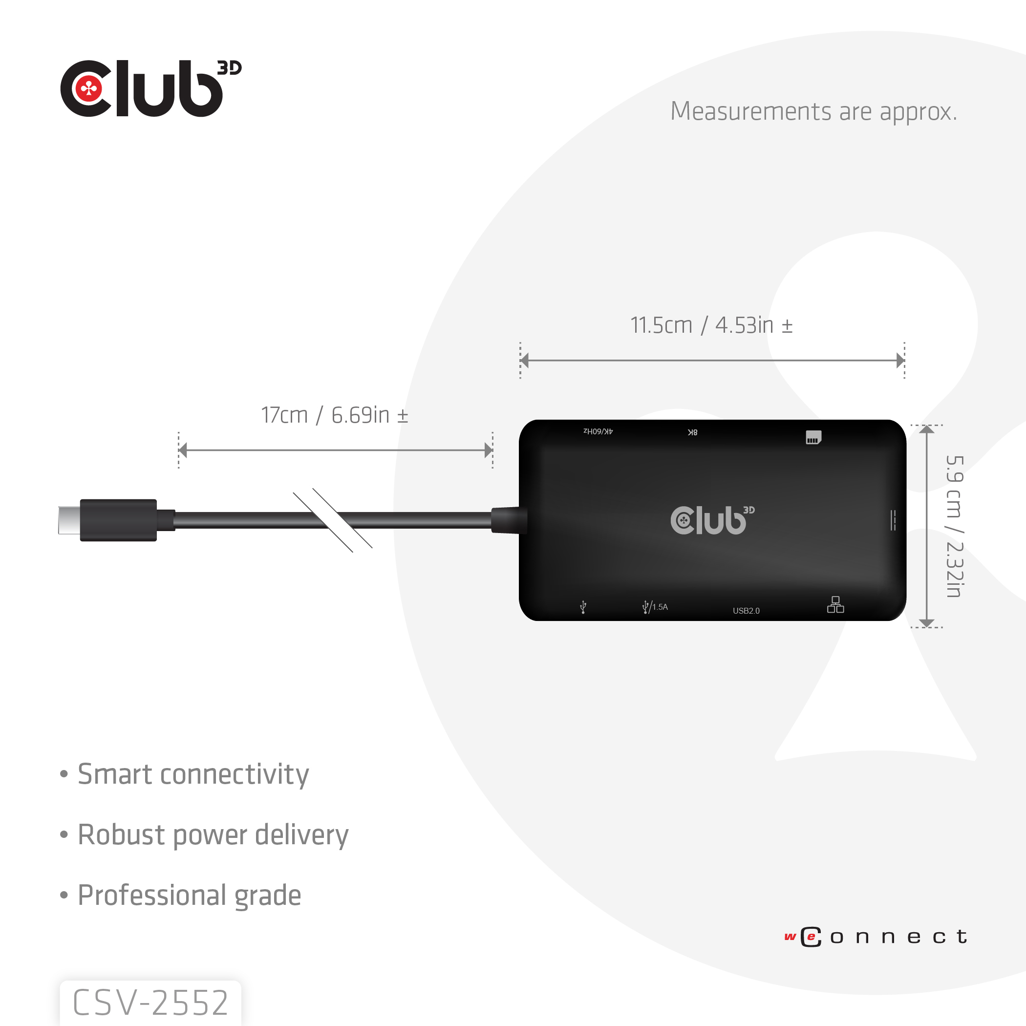 Club 3D CSV-2552