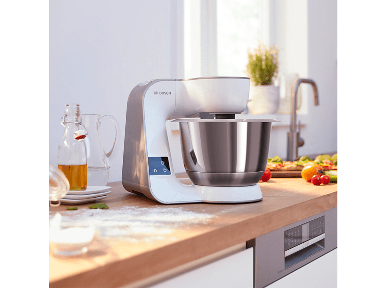 1_6HXFFFDSpEXMun BOSCH MUM5XW20 Küchenmaschine Große Schüssel: 3,9 L Edelstahl-Schüssel für große Mengen