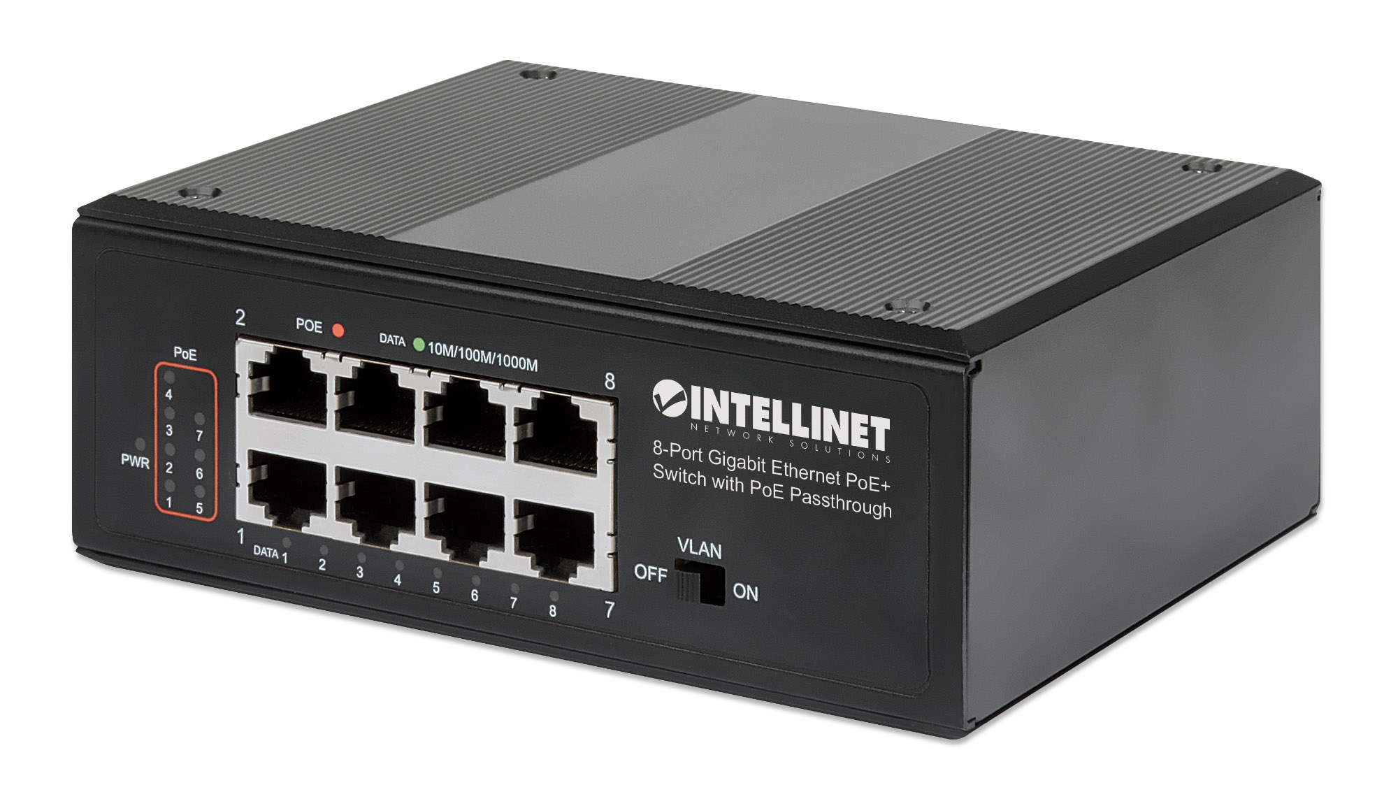 Intellinet 8-Port PoE+ Switch 561624