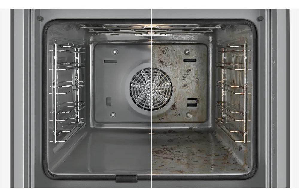 BOSCH HND679LS62 Einbau-Herd-Set - kein mühsames Schrubben mehr