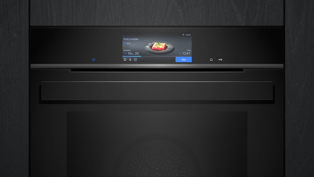 Siemens HB978GMB1 Built-in Oven | TFT Full-Touch Display Pro | activeClean Pyrolytic Cleaning | 4D Hot Air | Home Connect | Black Design