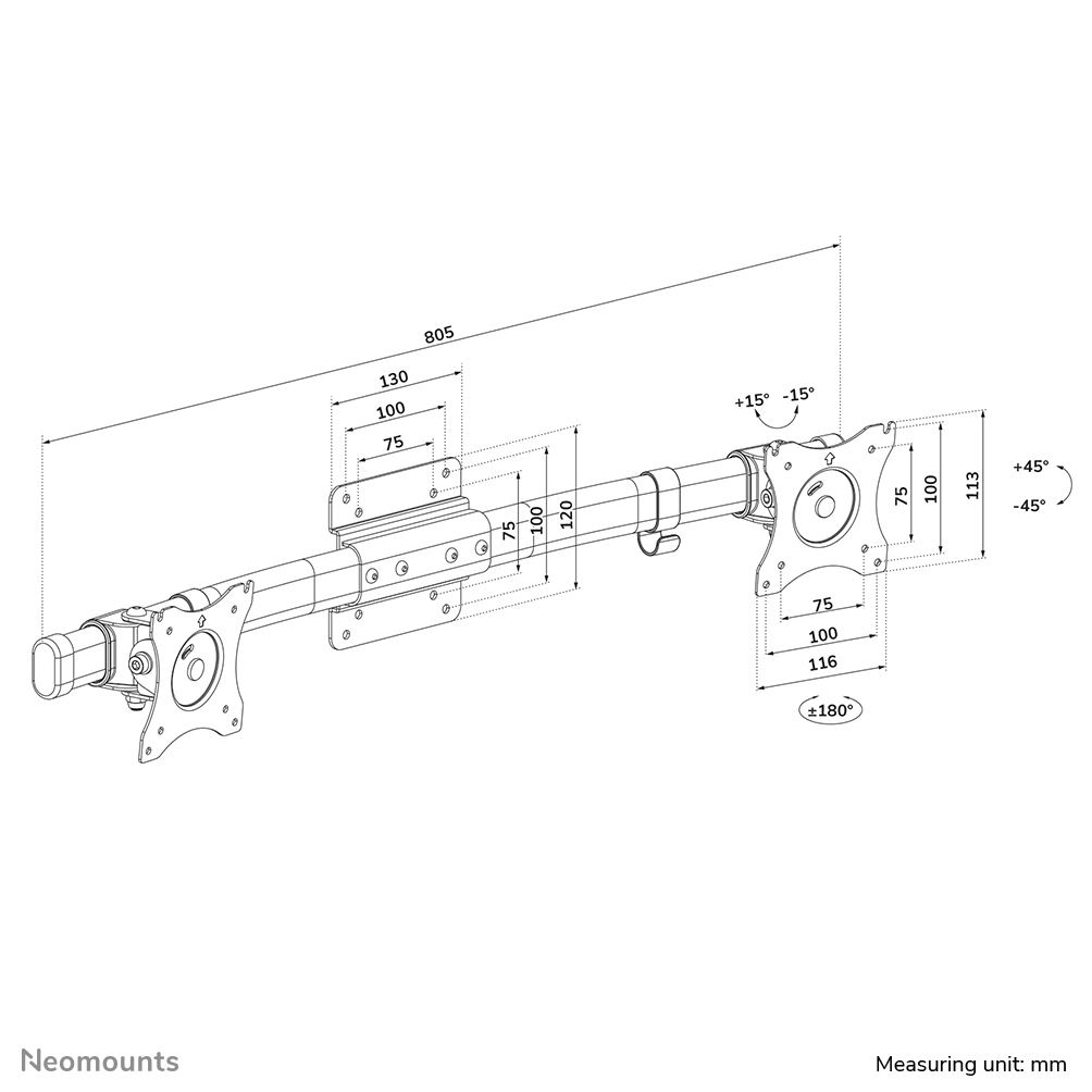 Neomounts FPMA-CB100BLACK