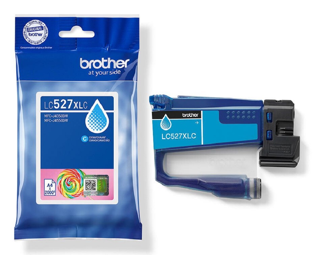 Brother LC527XLC Druckerpatrone 1 Stück(e) Original Hohe (XL-) Ausbeute Cyan