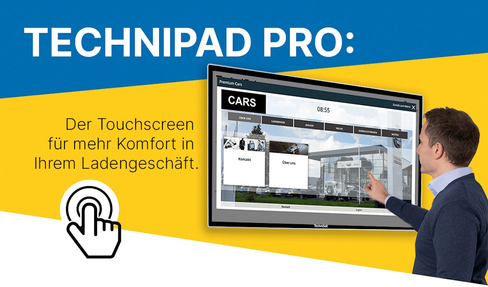 TechniSat TECHNIPAD PRO 43 Touch-Display 43 Zoll – Für intuitive Steuerung & professionelle Anwendungen TechniSat TECHNIPAD PRO 43 Touch-Display 43 Zoll – Für intuitive Steuerung & professionelle Anwendungen