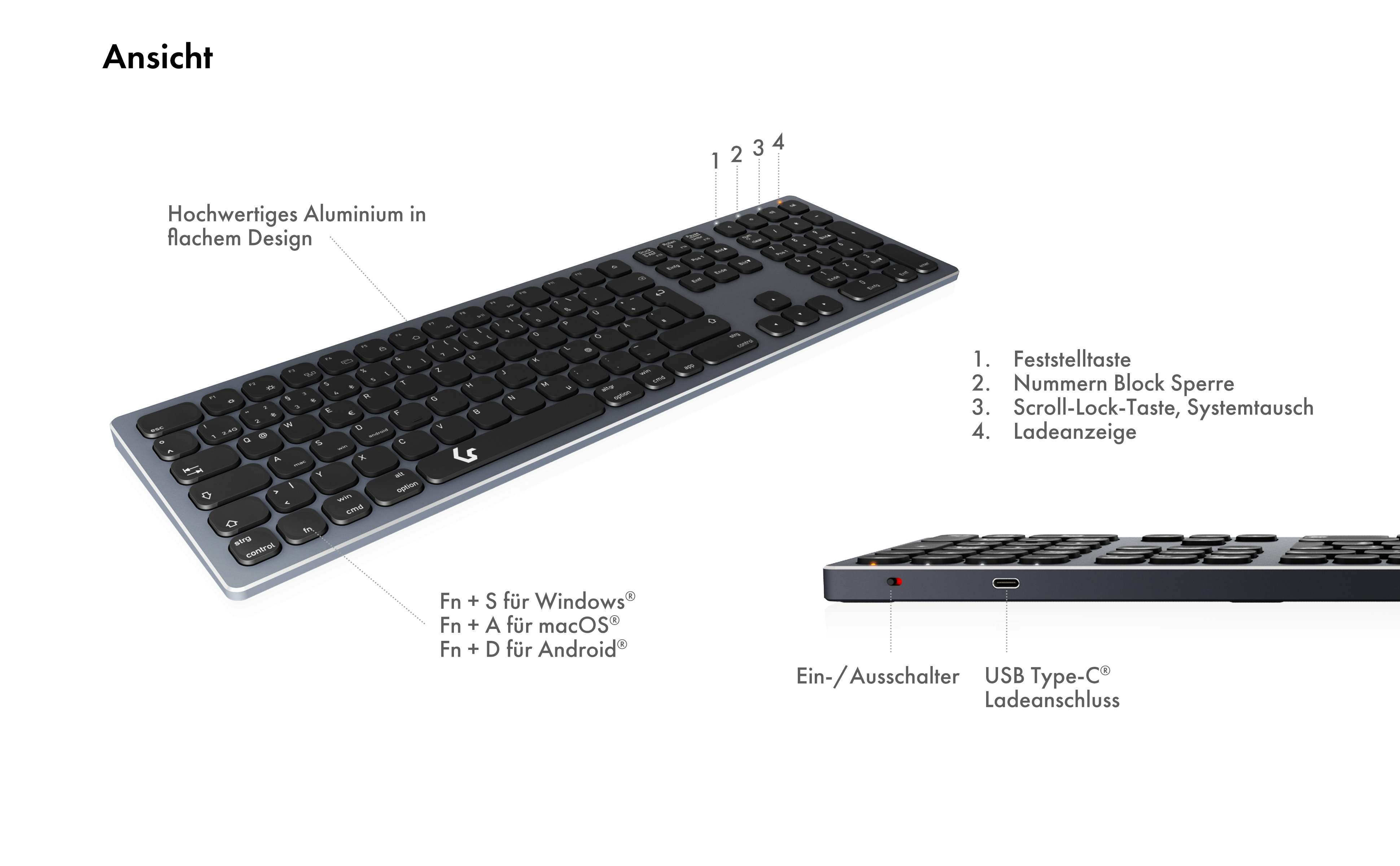 KeySonic KSK-8023BTRF