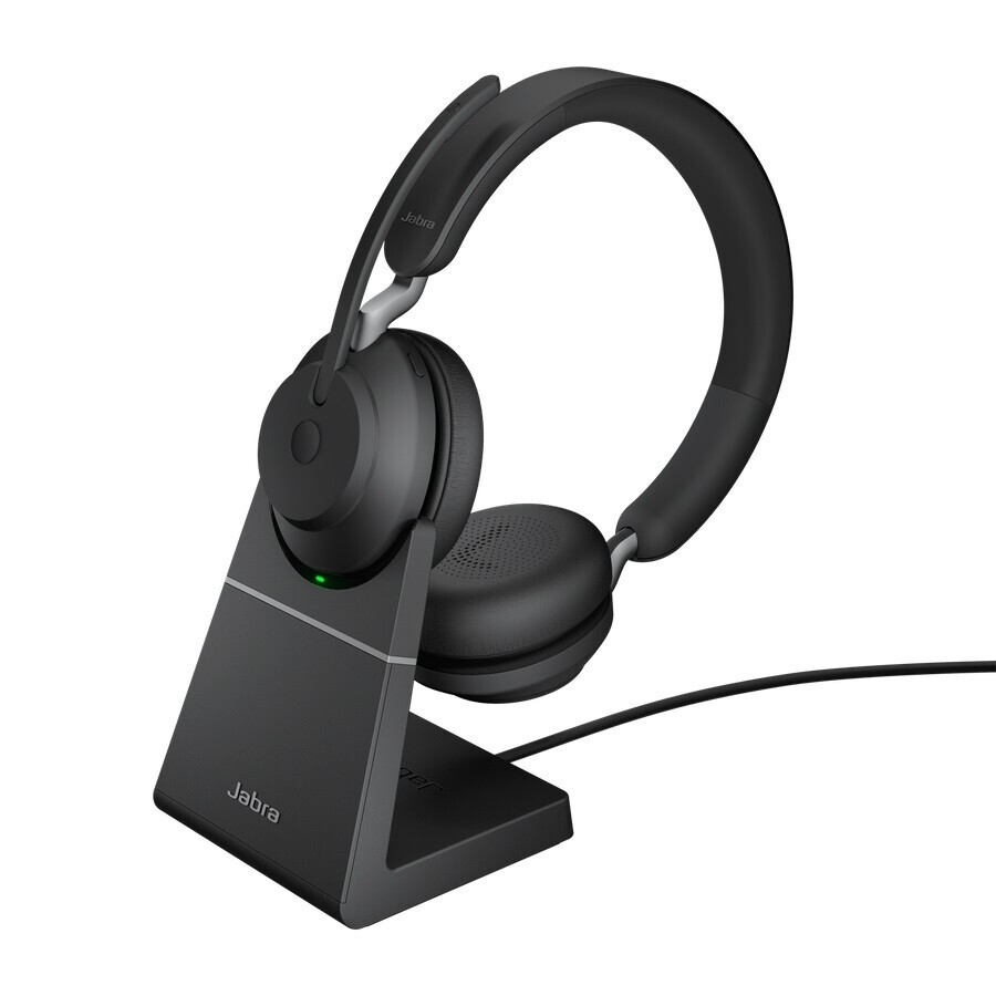 Jabra Evolve2 65 Link 380c  MS Stereo + Stand, black