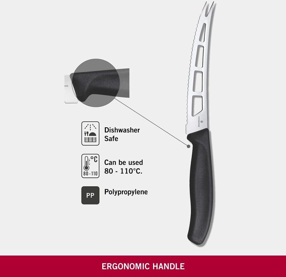 Victorinox Käsemesser mit gelochter Klinge und Gabelspitze