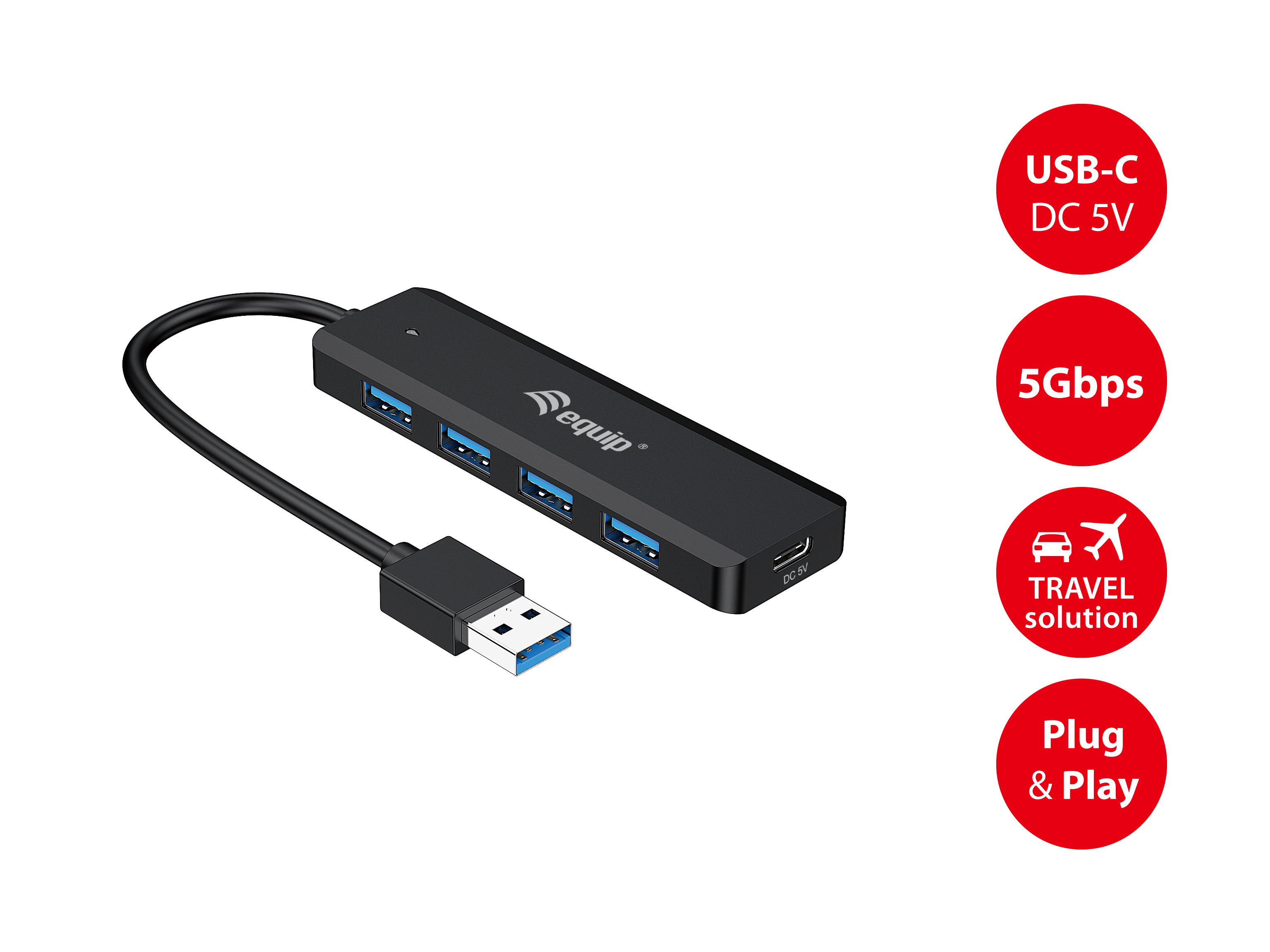 Equip 4-Port USB 3.2 Gen 1 Hub
