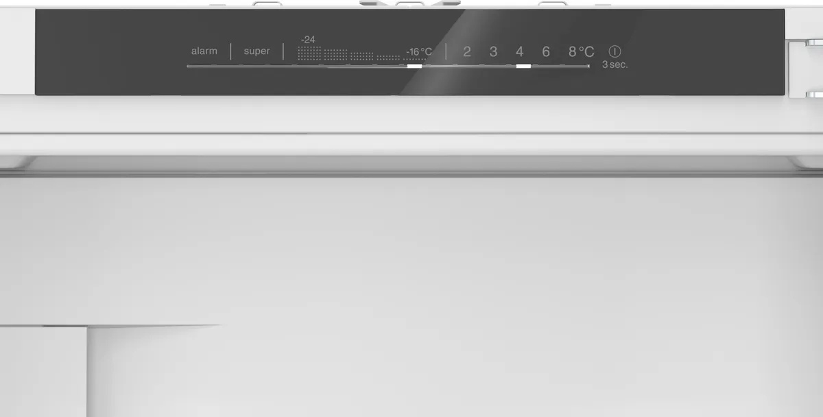 Nahaufnahme des Bedienfeldes (Touch-Tasten) der Siemens KI82LADD0