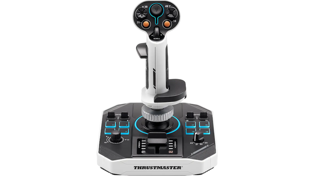 Thrustmaster Sol-R 1 Flightstick Schwarz, Weiß USB Analog / Digital PC