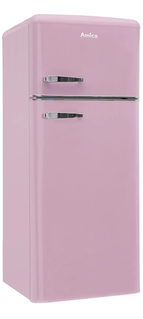 Amica KGC Retro Fridge-Freezer | 7 Colors to Choose From | FrostControl | 144 cm Height | Energy Class E
