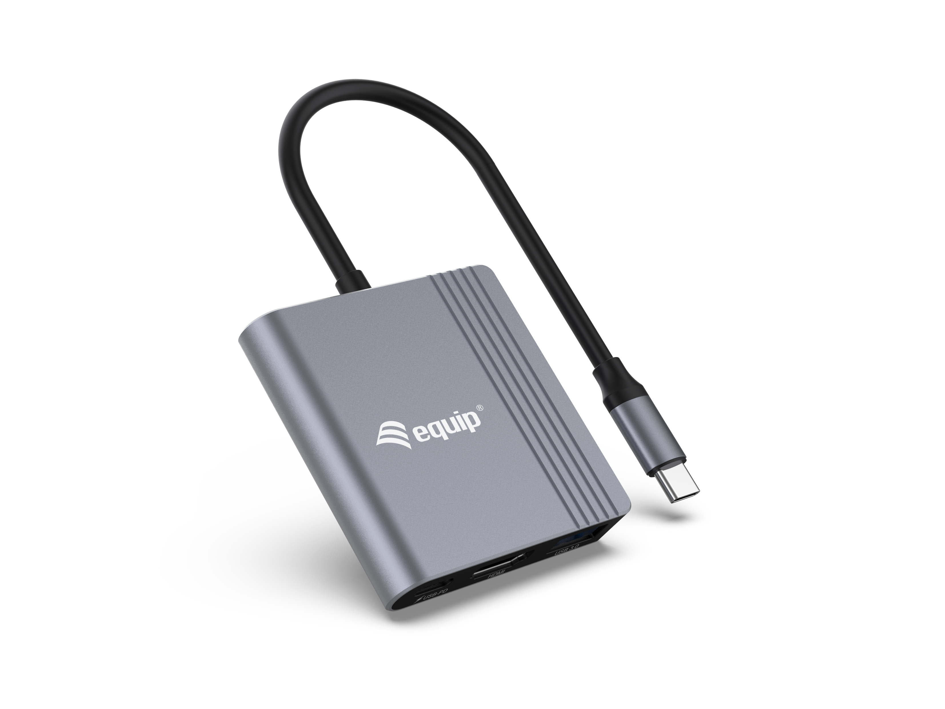 Equip 3-in-1-USB-C-zu-HDMI-USB-A-USB-PD-Adapter