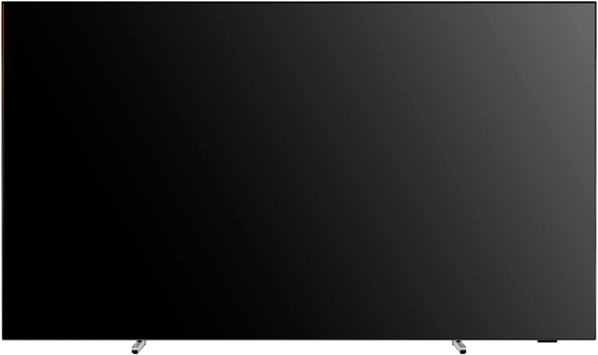 Elegante Standfüße des Philips 65OLED759/12 OLED TV