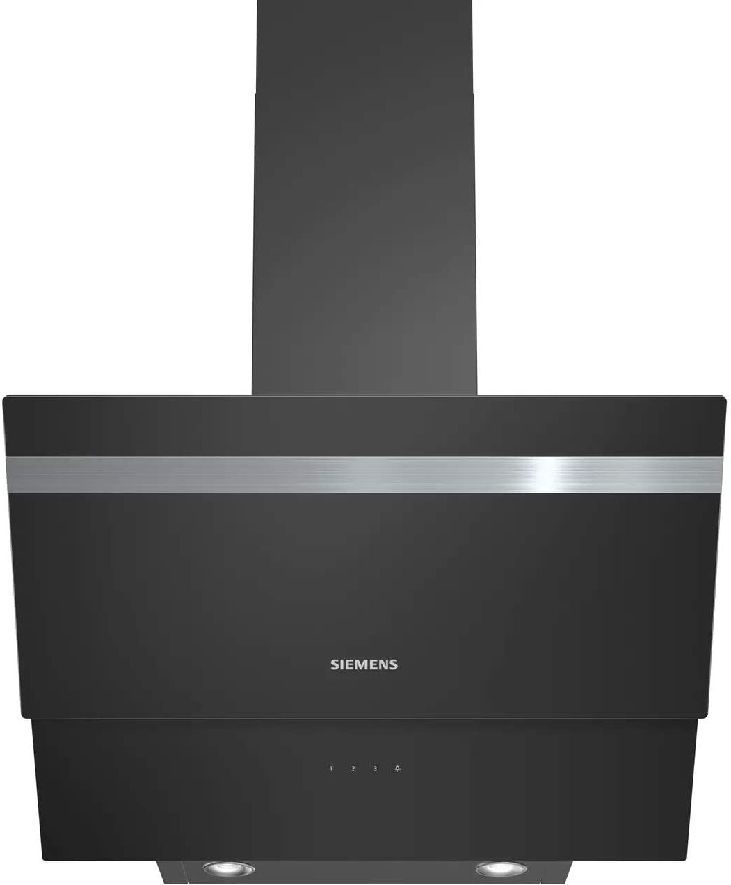 SIEMENS iQ100 LC65KA670 Wandabzugshaube - Schwarz Glas