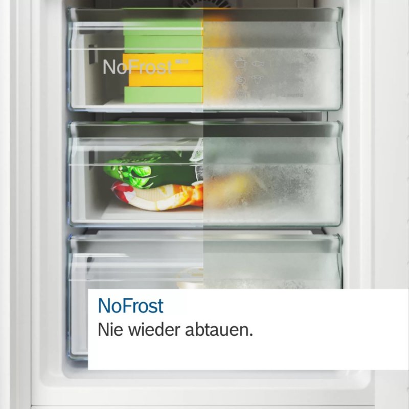 BOSCH Kühl-Gefrier-Kombination KGN39AIBT, EEK: B, Edelstahl mit Antifingerprint, Freistehend, 203 x 60 cm, 4242005253326