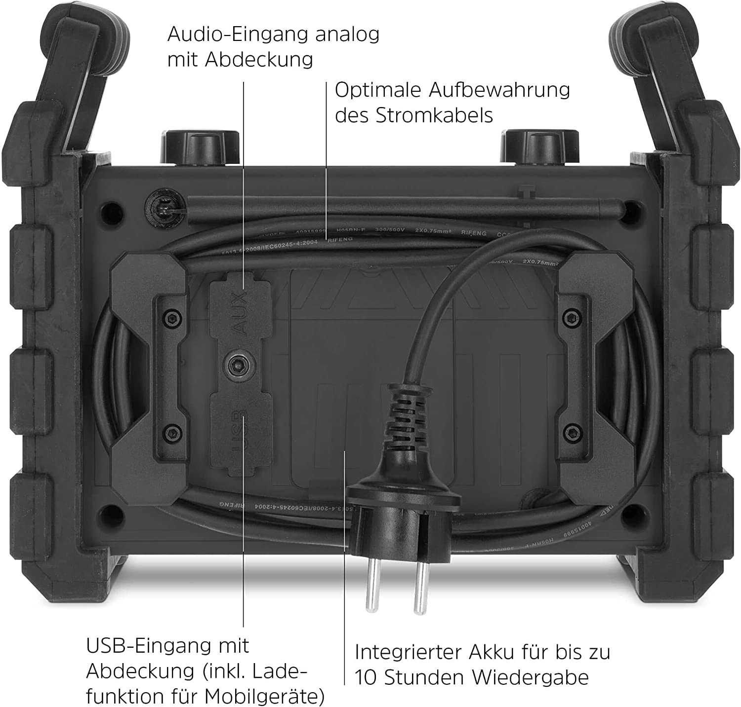 TechniSat DIGITRADIO 230 OD with built-in antenna, EAN: 4019588239074