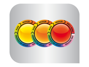 Light indicator of doneness