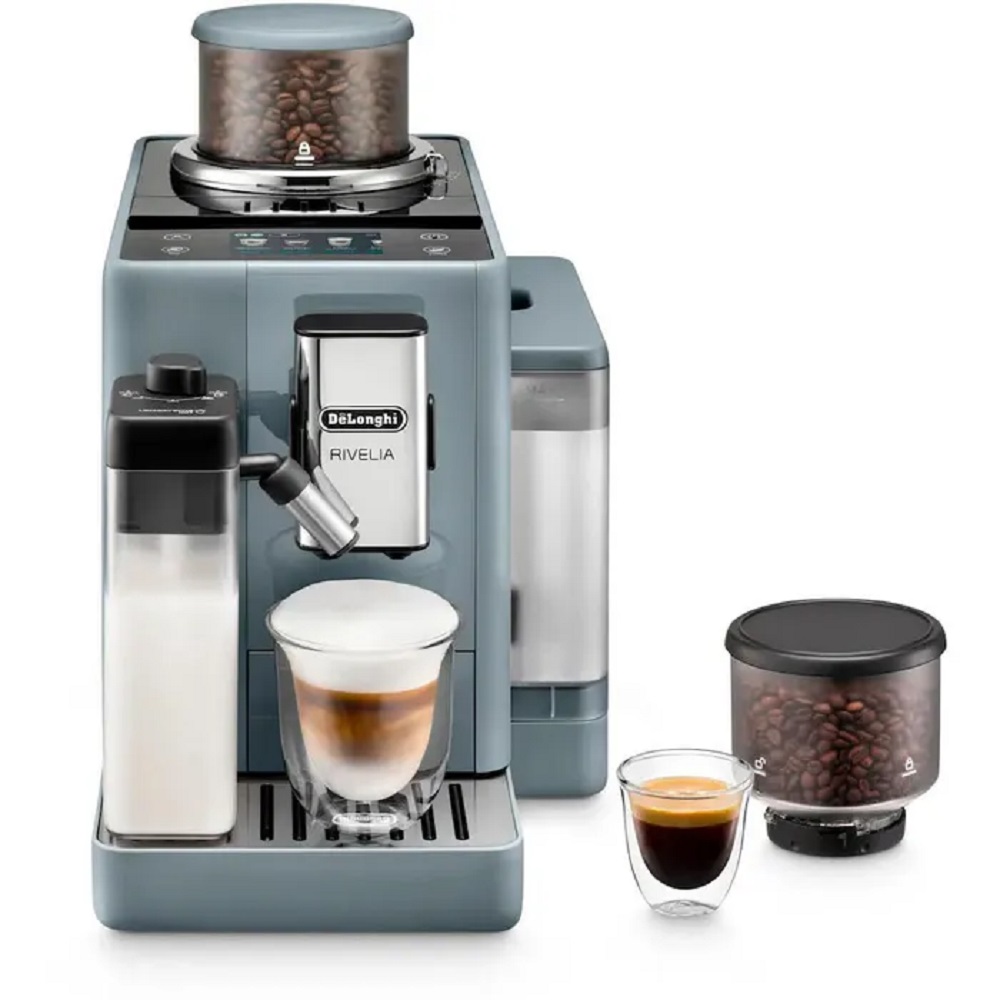 DeLonghi Rivelia EXAM440.55G Kaffeevollautomat mit 16 Getränken & Bean Switch DeLonghi EXAM440.55G Kaffeevollautomat, Bean Switch