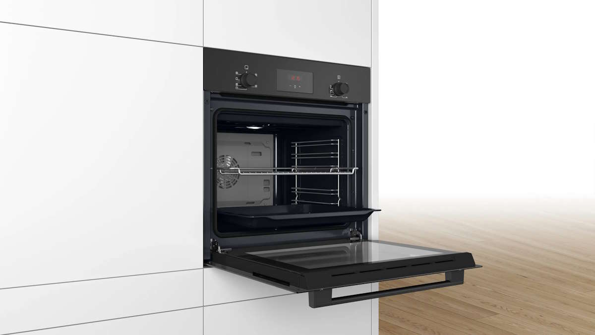 Bosch HBF133BA1 Serie 2 built-in oven in a modern kitchen unit