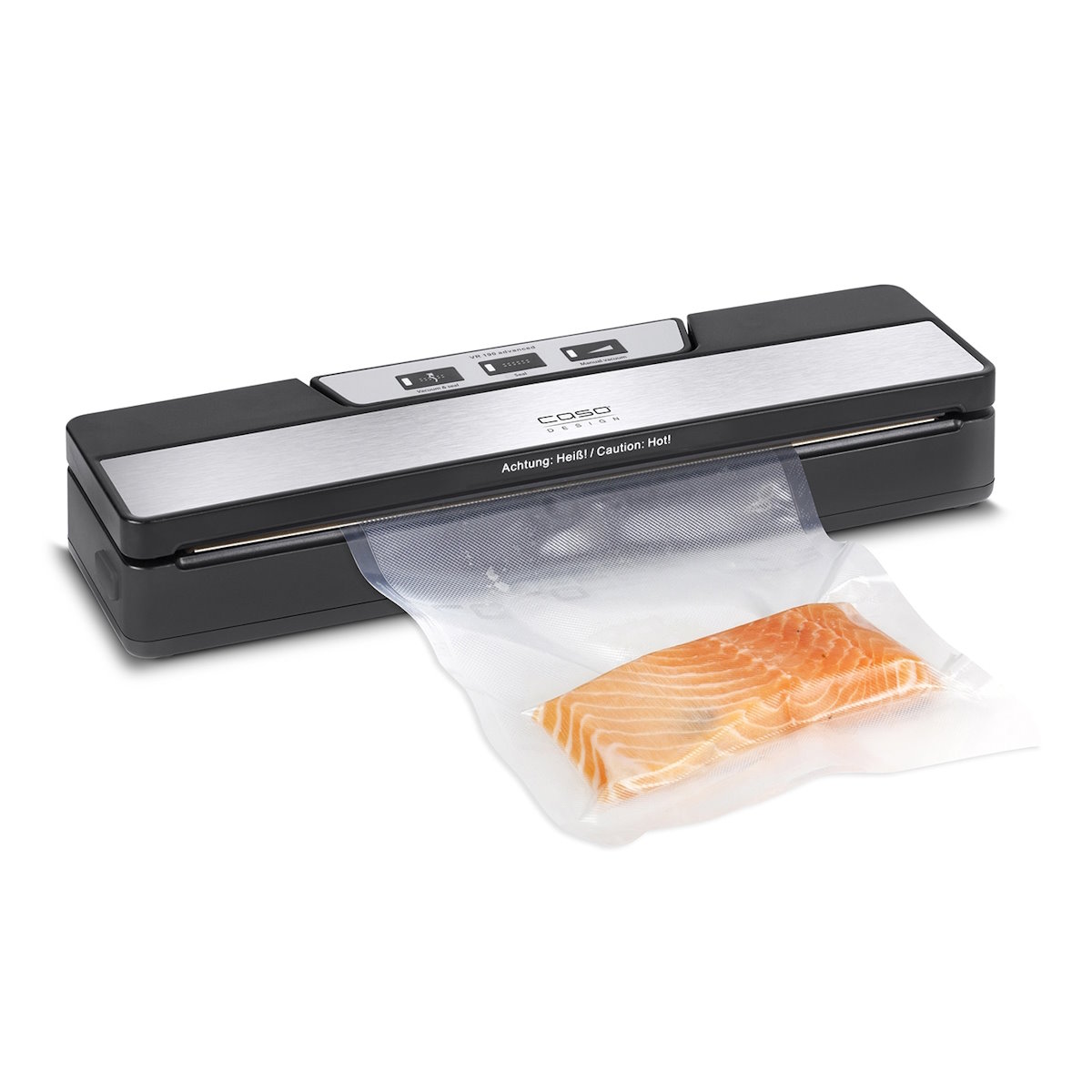 CASO Design Vakuumiergerät 1520 VR 190 advenced 100 Watt inkl. 10 Profi-Beutel (20x30cm) CASO Design Vakuumiergerät 1520 VR 190 advenced 100 Watt inkl. 10 Profi-Beutel (20x30cm)