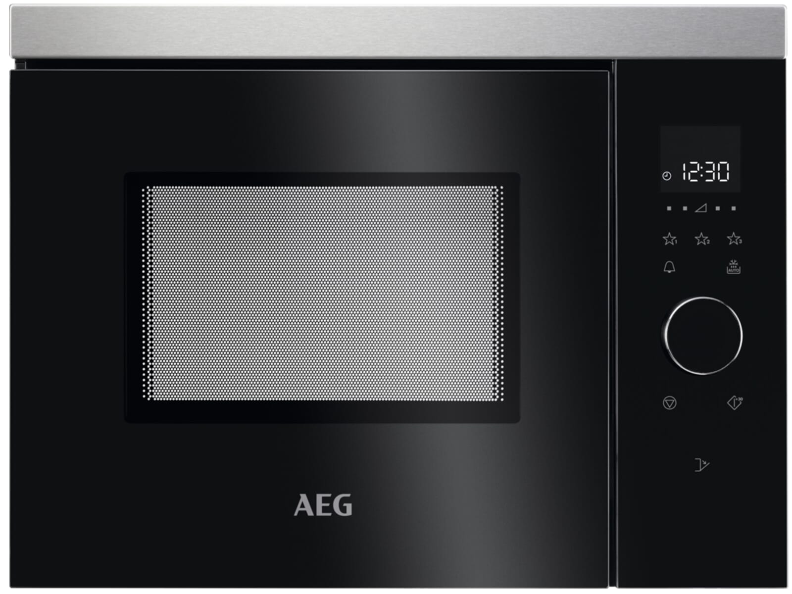 AEG MBB1755SEM Einbau-Mikrowelle Edelstahl, 50cm, Touch-Bedienung