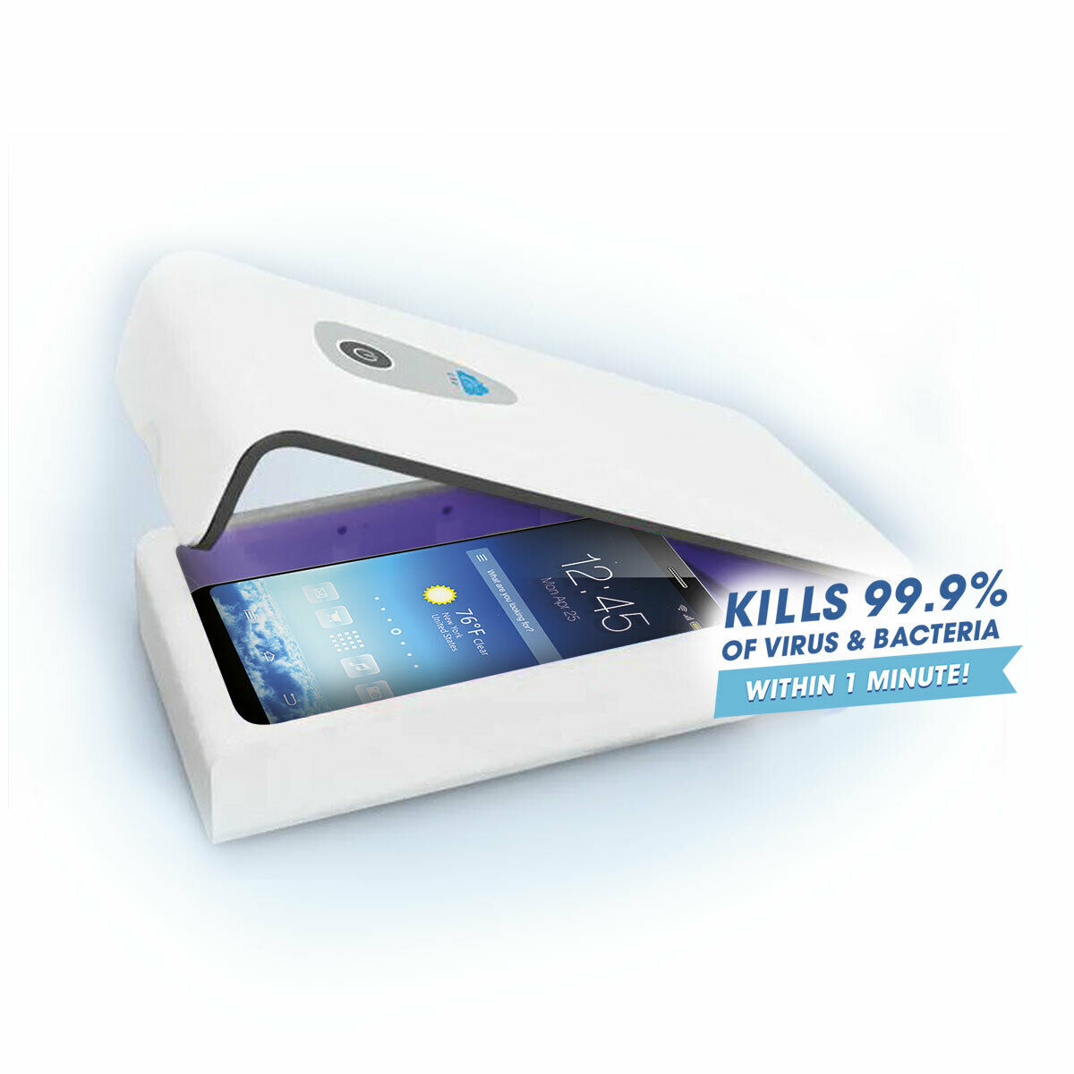 clean Easypix SteriBox - Desinfektionsbox mit UVC LEDs (UV-C SB1) in weiss