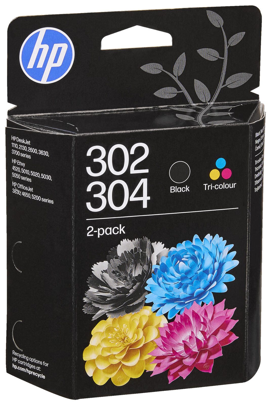 HP 302/304 Farbe/Schwarz Druckerpatrone Kombipaket (2er-Pack)