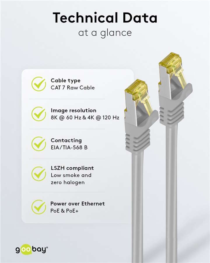 Technische Zeichnung und Maße RJ45 Stecker