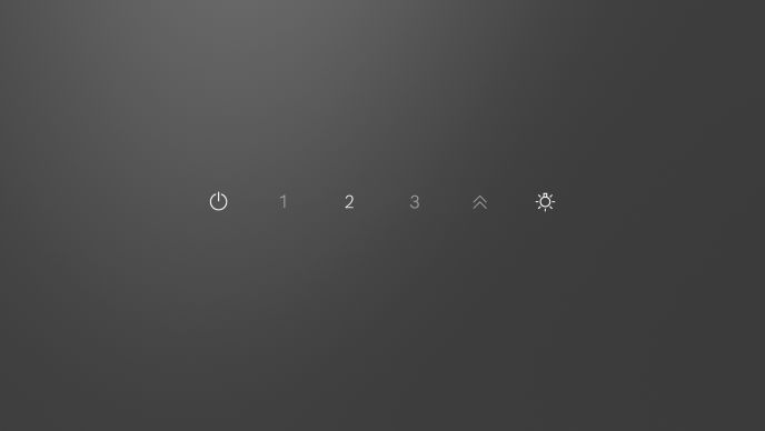 BOSCH DWK65DK60 Serie 2 - Touch Select Basis BOSCH DWK65DK60 Serie 2 - steuern Sie Ihre Dunstabzugshaube ganz einfach per Tastendruck