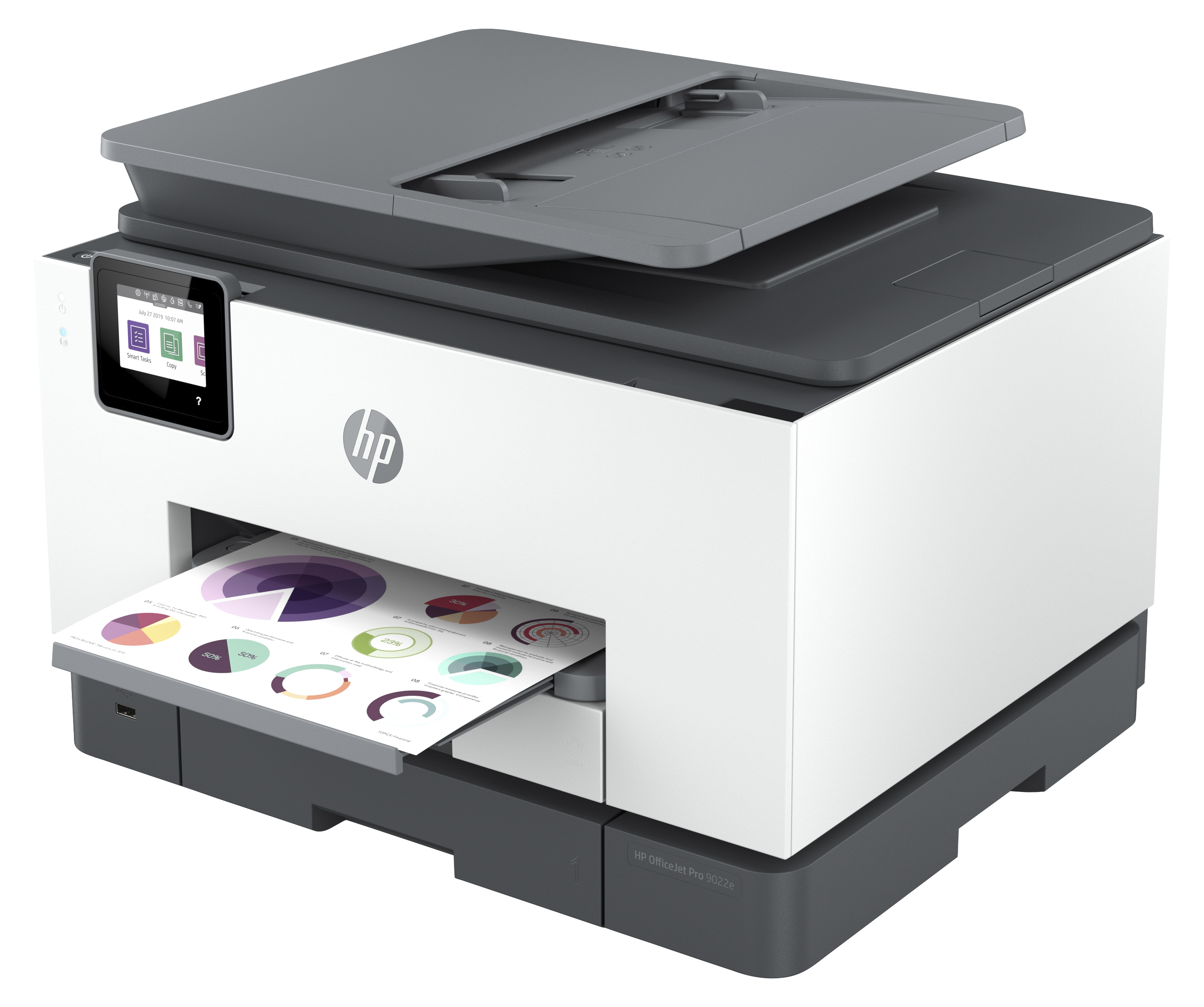 1f8pfXJRZ9cwCt HP OfficeJet Pro 9022e , 4-in-1 Multifunktionsdrucker grau
