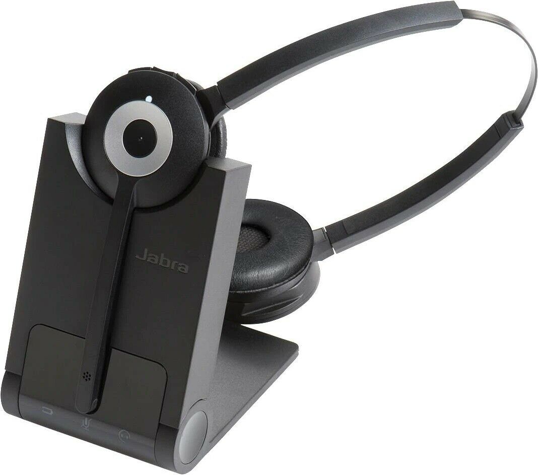 Jabra PRO 930 Duo DECT-Headset zum Anschluss an den PC - Softphone (930-29-509-101)