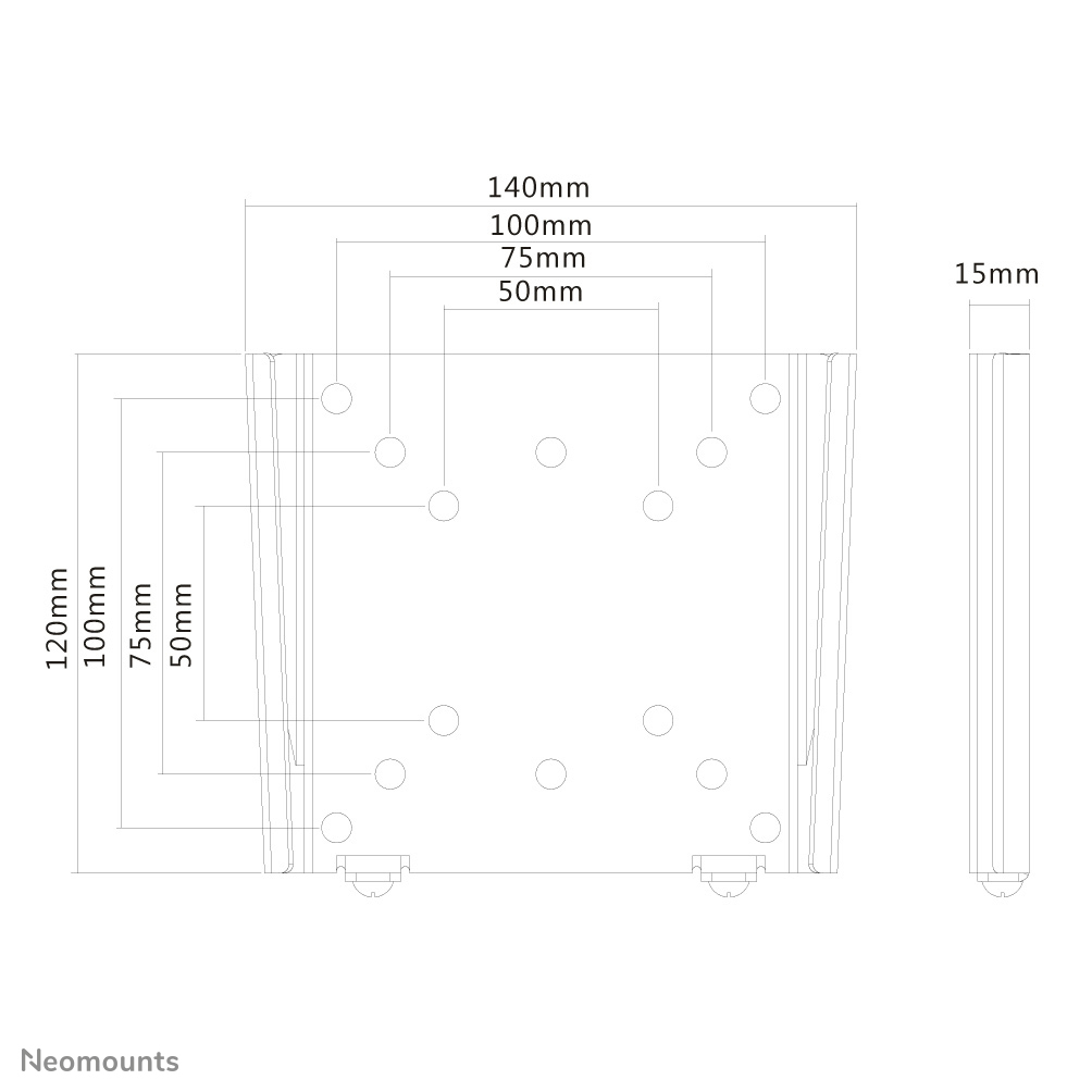 Neomounts FPMA-W25BLACK