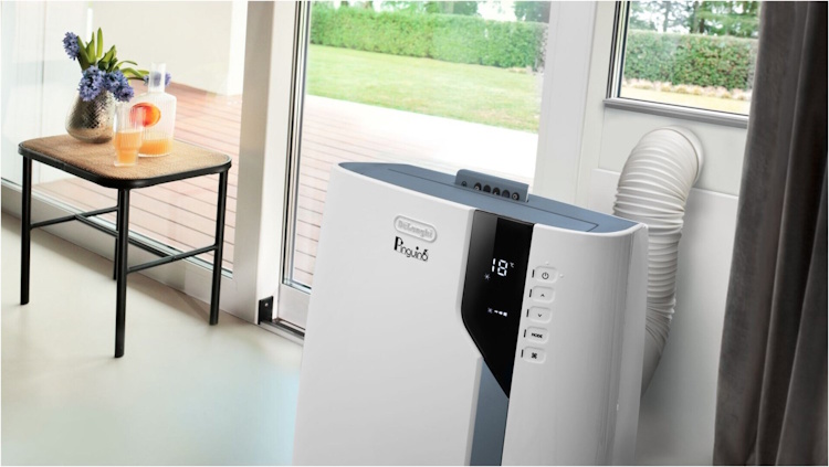 DeLonghi Pinguino PACEX105 Premium mobiles Klimagerät Banner Presentation