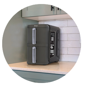 NINJA SL400EU Double Stack XL Heißluftfritteuse, 9,5l: 0622356280822