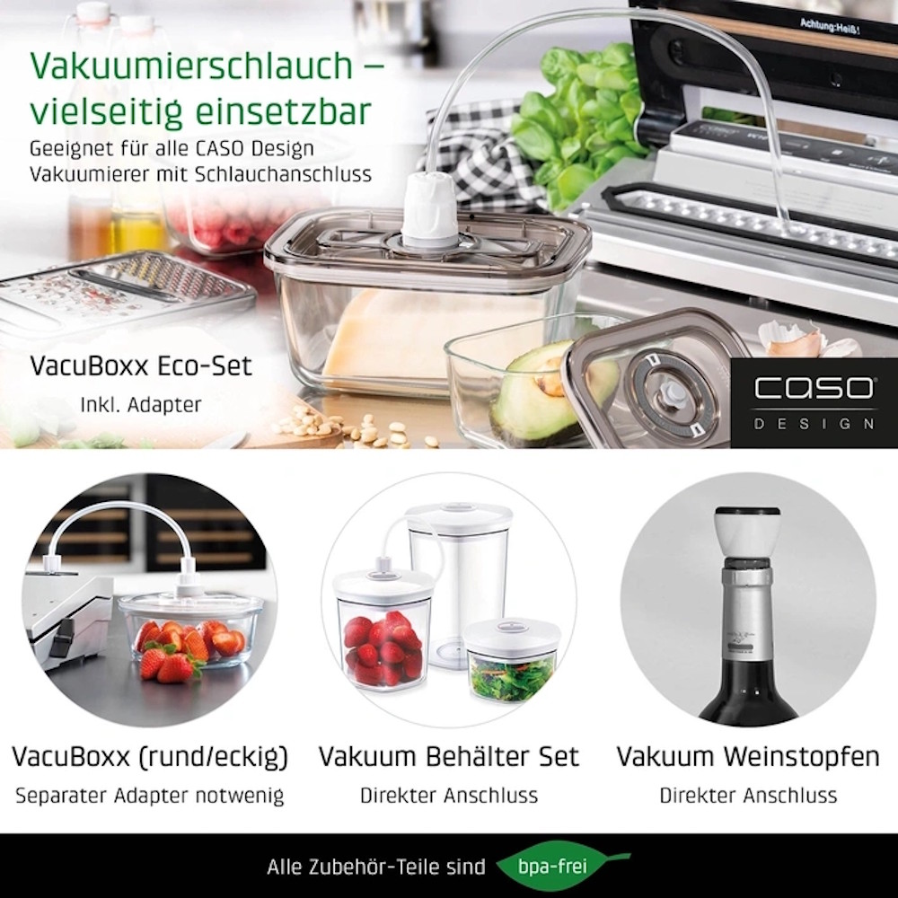 CASO VRH 490 Advanced im Einsatz mit verschiedenen Behältern