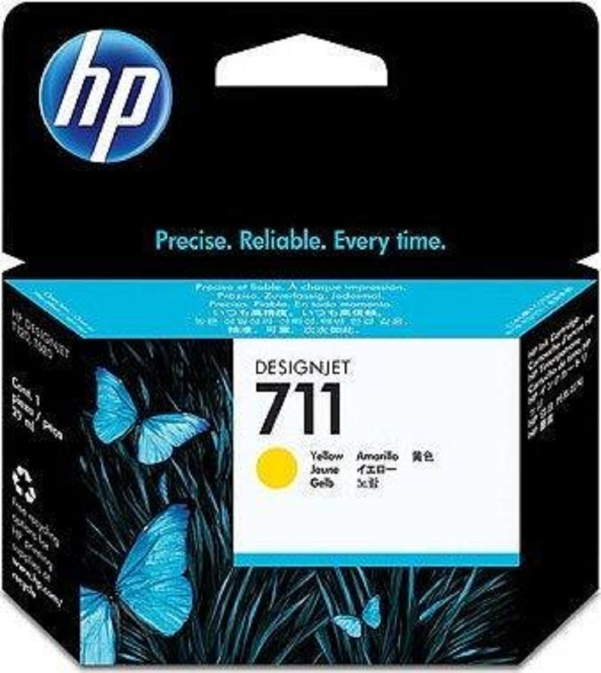 HP 711 Gelb DesignJet Tintenpatrone, 29 ml