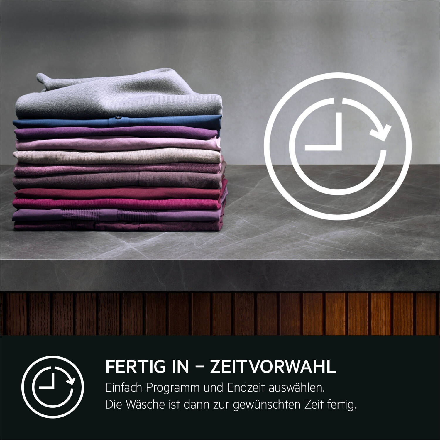 AEG Zeitvorwahl und Display