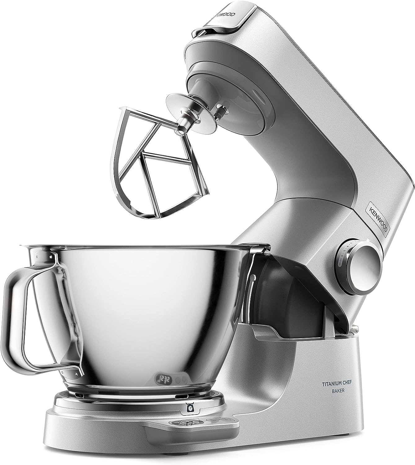 1n3nIHjtlLLQZs Kenwood KVC85.004SI Titanium Chef Baker: Robuste Küchenmaschine für anspruchsvolle Aufgaben