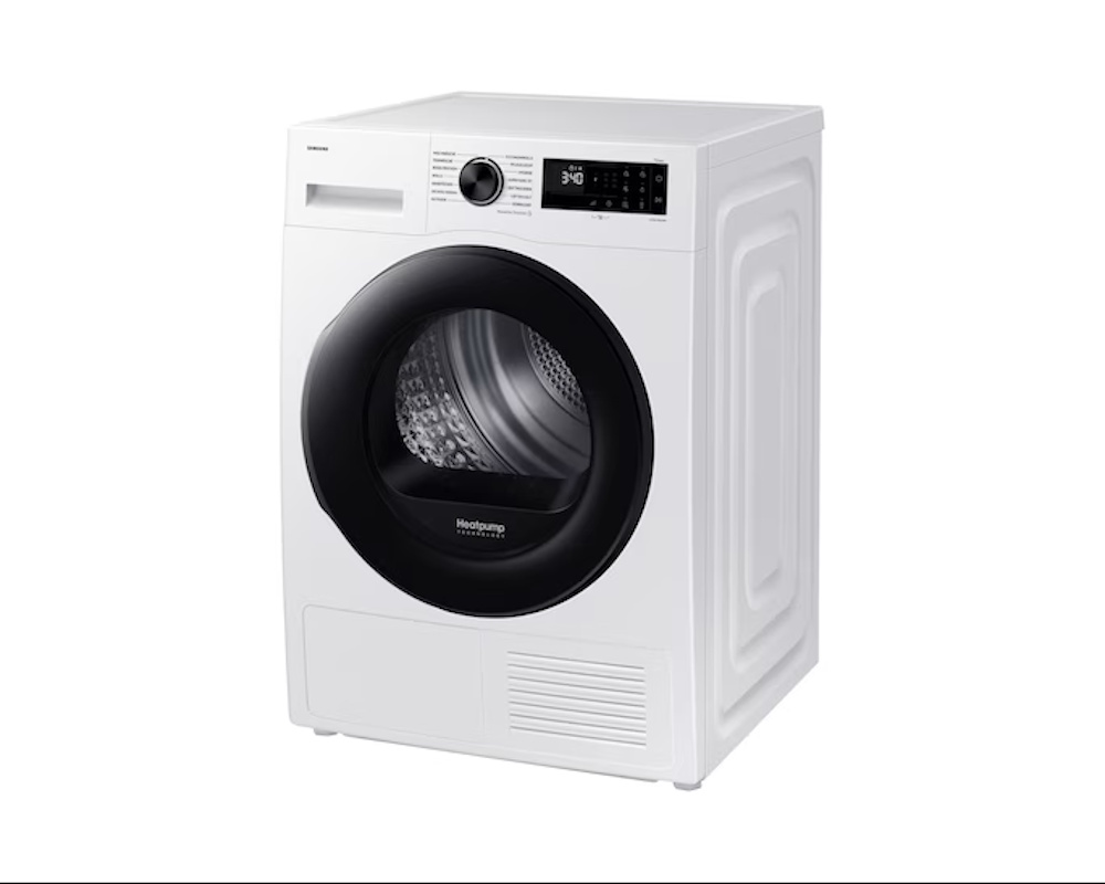 Samsung DV90DG52A0AEEG Wärmepumpentrockner - seitliche Ansicht