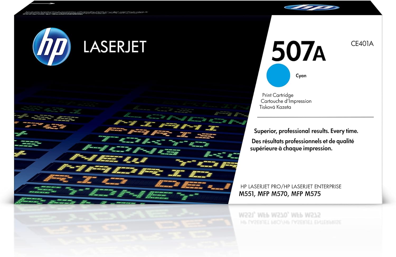 HP 507A Cyan Original LaserJet Tonerkartusche - Tonerpatrone (CE401A)