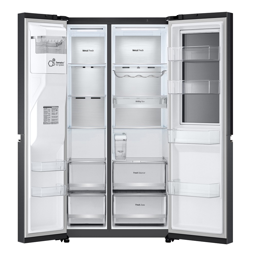 LG GSXV91MCAE Side-by-Side-Kühlschrank 365L Stauraum LG GSXV91MCAE Side-by-Side-Kühlschrank Große Kapazität für den ganzen Einkauf